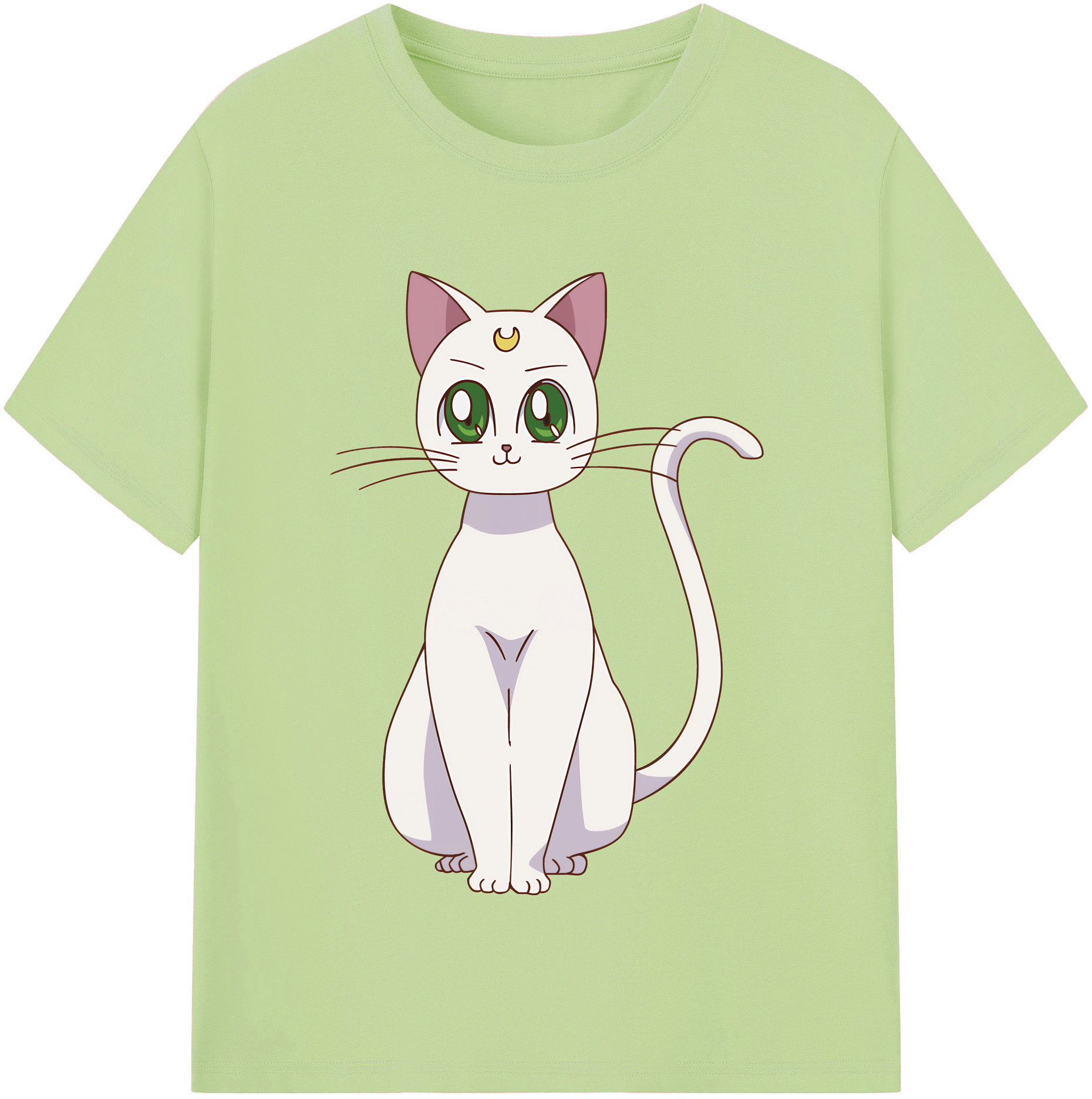 （画像用） 美少女戦士セーラームーン Sailor Moon 綿100％半袖Tシャツ（フロントプリント）